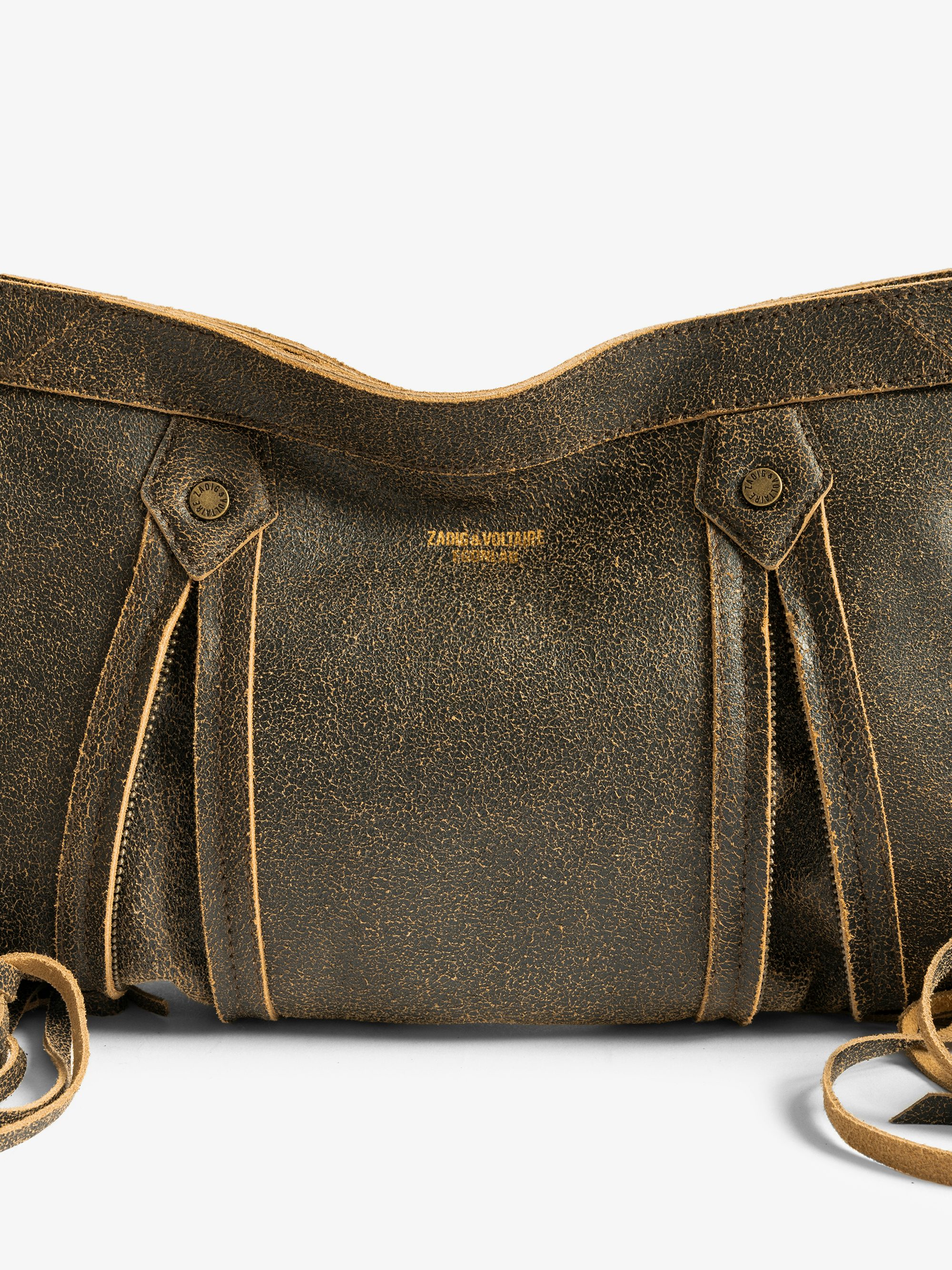 Sunny Moody Fringes Bag - Zadig & Voltaire x EGONlab bring a rebellious twist to bohemian spirit. Crafted in supple brown leather, its cascading fringes and bold attitude move with you. Wear it crossbody or on the shoulder for effortless, untamed style.